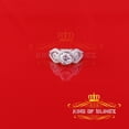 thumbnail image 4 of King of Bling's 2.75ct Cubic Zirconia Wedding Ring For Womens 925 White Silver Round Ring Size7, 4 of 12