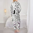thumbnail image 5 of Disketp Pajamas Set Long Sleeve Sleepwear Womens Button Down Nightwear Pj Sets-Cowboy, 5 of 9