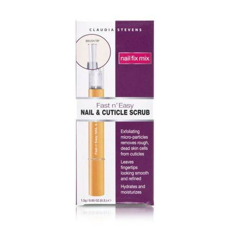 Claudia Stevens Nail Fix Mix Fast n' Easy Nail & Cuticle Scrub (Best Way To Fix Broken Nail)