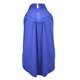 thumbnail image 5 of Blusa informal sin mangas con cuello en V y encaje con hombros descubiertos para mujer Pompotops  lopia998300, 5 of 7
