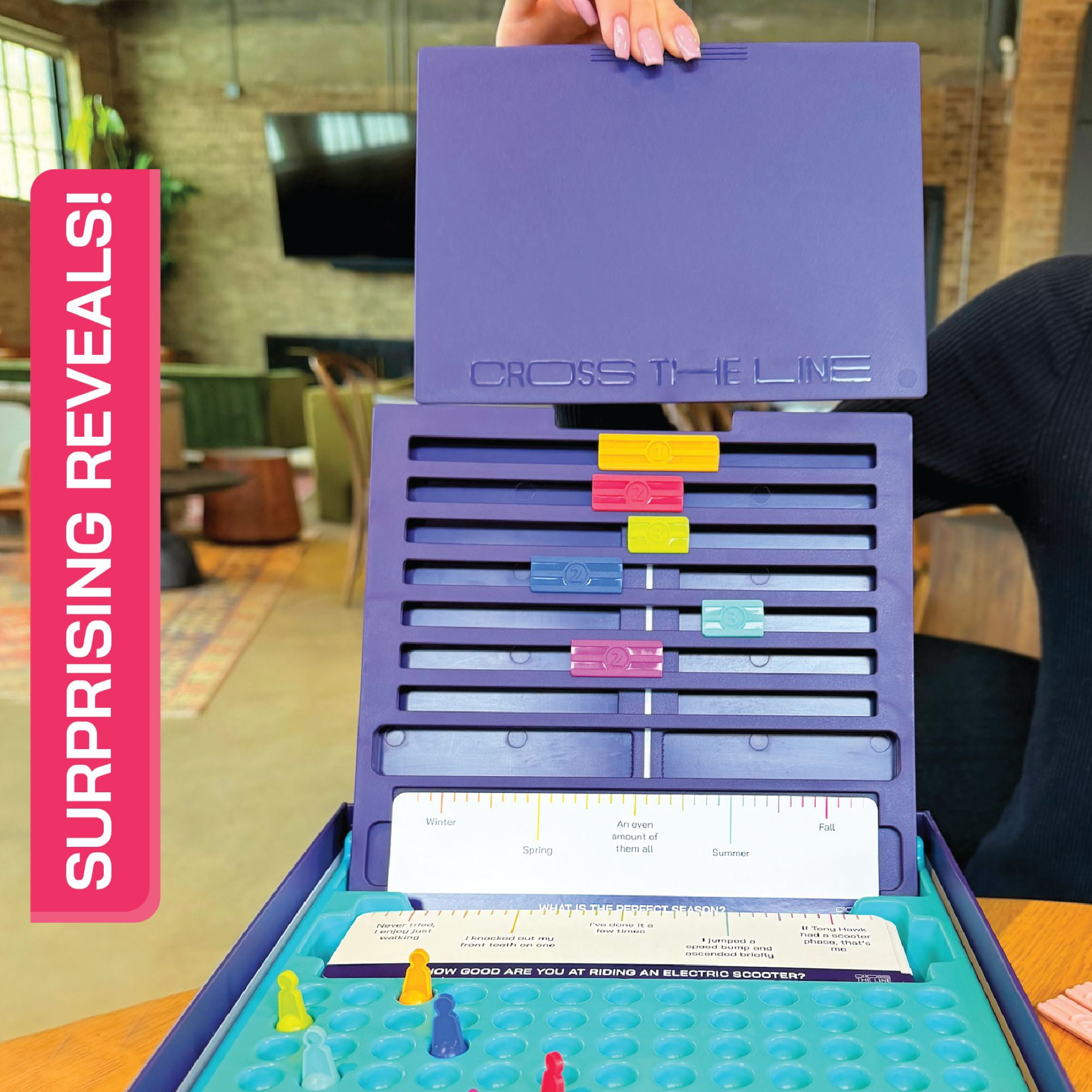 Cross the Line Interactive Party Game for Teens and Adults Ages 12+ (Walmart Exclusive)