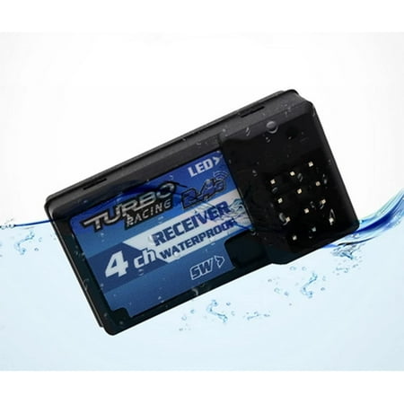 4CH Receiver Independent Remote Control RX41 Receiver for Turbo Racing Transmitter VT System Parts & Accessories