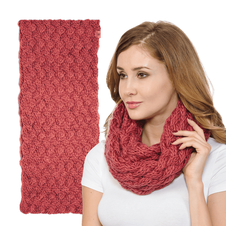 Chunky Knit Infinity Scarf