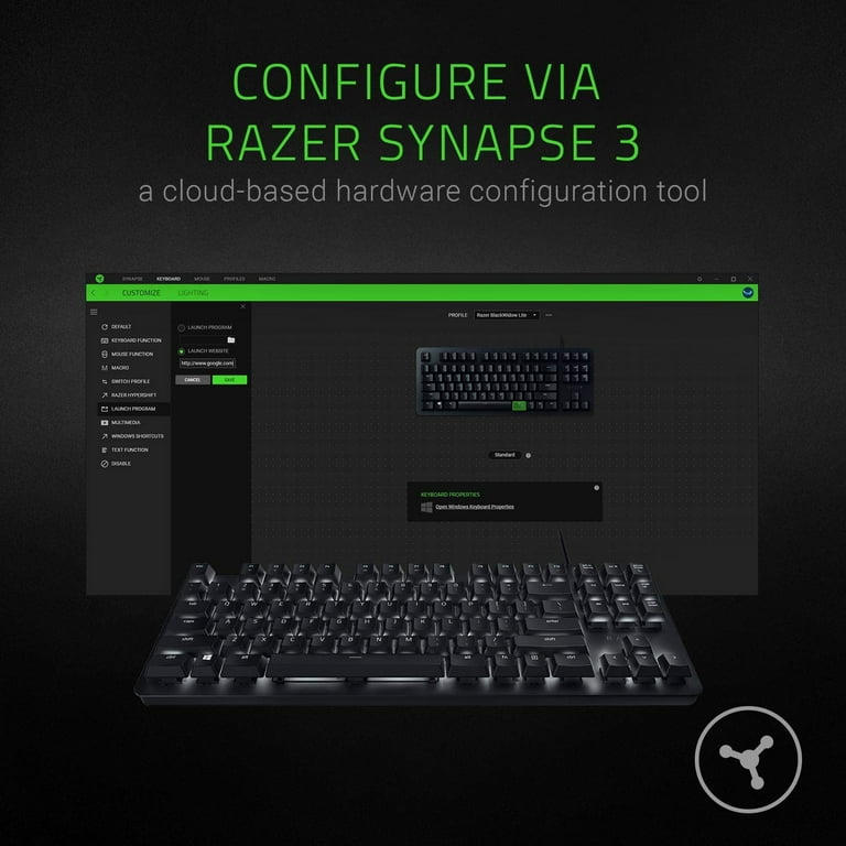 Razer BlackWidow Lite: Wired Mechanical Gaming Keyboard Razer BlackWidow Lite: Wired Mechanical Gaming Keyboard