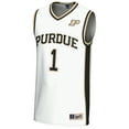thumbnail image 2 of Men's GameDay Greats #1  White Purdue Boilermakers  Lightweight Basketball Jersey, 2 of 4
