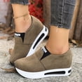 thumbnail image 2 of DXOUPM Chaussures pour Femmes Mocassins à Plateforme Confortables à Bout Rond Espadrilles de Marche pour le Travail Quotidien, 2 of 3