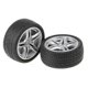 thumbnail image 1 of 5X 2pcs Rubber Wheels Tyres Car Truck Model Toys Wheels for Truck/Buses Making, 1 of 5