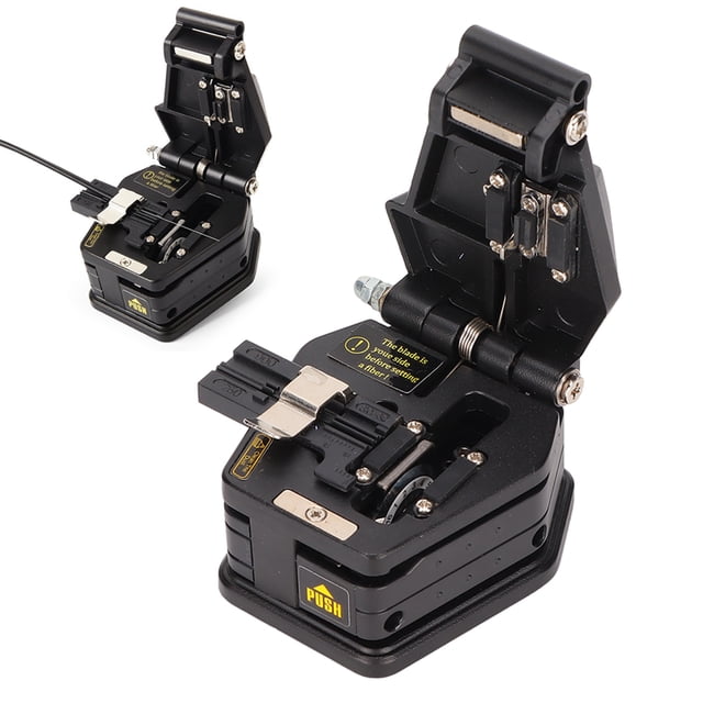DY-6C Fiber Cleaver Kit, High Accuracy FTTH Fiber Optic Tools, Automatic Rebound Fiber Optic Knife Tools Fiber Stripping Cutter Tool