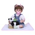 thumbnail image 1 of Reborn Newborn Dolls baby Girl Doll 22 Pulgadas Vinilo de Suave Silicona para Niños Cumpleaños de Navidad Favores de MagiDeal Reborn Newborn Dolls, 1 of 7