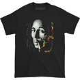thumbnail image 1 of Bob Marley - Camiseta Rasta Humo de Algodón para Adultos Unisex (Negro), 1 of 2