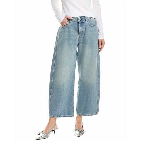 DL1961 womens Petite Taylor Daydream Barrel Jean, 24, Blue