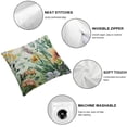 thumbnail image 6 of nygtbtfer Pillow Covers Set of 2 Yellow Flowers Leaves Decorative Pillow Cases Linen Cushion Case Home Decor for Sofa Couch Porch Outdoor White, 6 of 7