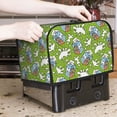thumbnail image 2 of Toaster Covers 2 Slice, cartoon milk cow Waterproof Bread Machine Cover Fits for Standard 2 Slice Toasters, Home Decor Toaster Protection with Hanging Rope, 2 of 7