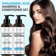 thumbnail image 3 of Hyaluron Plump Shampoo and Conditioner Set for Dehydrated, Dry Hair with Hyaluronic Acid Care Complex, 1 Kit (2 Products), 3 of 10