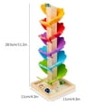 thumbnail image 7 of Toy Building Blocks Wooden Music Tree, Wooden Music Tree Toy for Kids, Marble Ball Run Track Game for Toddlers, Marble Tree Educational Montessori Toy for 4-8 Boys and Girls Birthday, 7 of 7