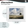 thumbnail image 4 of Stupell Industries Transitional Pretty Hills with Solitary Tree White Framed Print Under Glass, 21 x 17, by Franklyn Gregory, 4 of 8