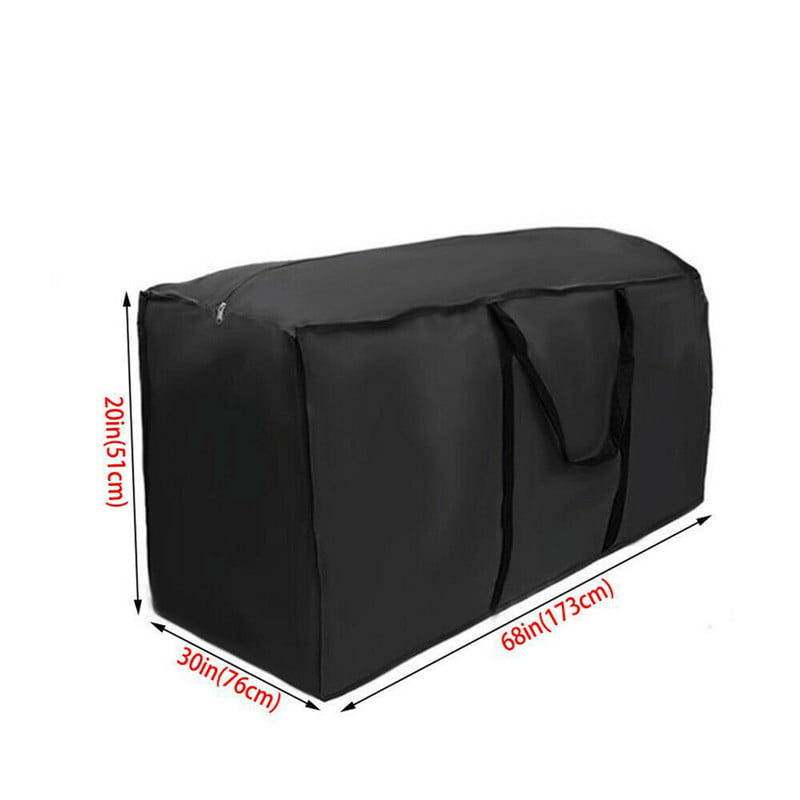 Outdoor Cushion Storage Bag, Zippered Storage Bags with Handles ...