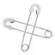 thumbnail image 4 of Pendientes de acero inoxidable shaofei estilo punk joyería para piercing en la oreja color plata, 4 of 5