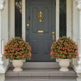 thumbnail image 4 of Costway 2 Pack Artificial Rose Topiary Ball Tree Faux Shrub Bushes with Flowers, 4 of 10