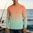 thumbnail image 6 of Long Sleeve Shirt Men Beach Summer Athletic Quick Dry Sun Protection Fishing Outdoor Hiking UPF 50 Running T-Shirt, L, 6 of 6