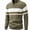 Green, variant on Babcutegg Big and Tall Mens Quarter Zip Sweater Stand Collar Color Block Knit Pullover Casual Fall Winter Top Size 3XL