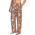 thumbnail image 6 of Gukieu Cute Little Fox Print Men's Home Trousers, Elastic Drawstring Home Pajamas Clothing Suitable for Adult Men-X-Large, 6 of 6