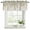 beige, variant on Eucalyptus Curtain Valances for Windows, Kitchen Valance Window Treatments Panel 2 Pack, Sage Green Botanical Weeping Leaf Rod Pocket Short Curtains for Bathroom Bedroom 42 x 12 Inch