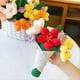 thumbnail image 4 of Juguetes de Peluche con Ramo Atado A Mano de Colores: Colgante de Planta con Forma Flor Suave, Decoración Acogedora para Habitación, Regalo de Cumpleaños en Color Naranja, 4 of 5