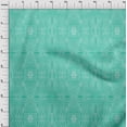 thumbnail image 4 of oneOone Georgette Viscose Sea Green Fabric Moire Craft Projects Decor Fabric Printed By The Yard 42 Inch Wide, 4 of 4