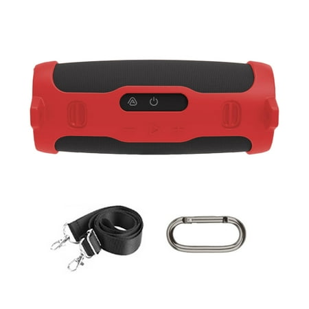 Antidrop Shockproof Silicone Case with Shoulder Straps for Charge 6 Speaker
