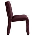 thumbnail image 6 of Emory Upholstered Performance Velvet Dining Side Chair in Mulberry, 6 of 9