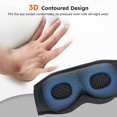 thumbnail image 4 of Máscara para dormir LC-Dolida White Noise con Bluetooth 5.4 Navy, 4 of 9