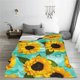 thumbnail image 5 of Balery Yellow Sunflowers With Green Leaves Manta de Felpa Suave y Acogedora – Cobija de Franela Aterciopelada para Cama, Lavable y Cálida para Sofá, Mascotas, Transpirable-60"x50", 5 of 7