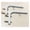 SH-L27E, variant on 90 Degrees Bracket Projection Screen Hanger Adjustable Wall / Ceiling Mount For HD Projector Curtain L Shape Holder
