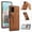 Brown, variant on TOP SHE Case for Samsung Galaxy A71 5G (A716), Galaxy A71 5G Phone Case (6.7 Inch) - Synthetic Leather Protective Case with Card Slot / Kickstand, Slim Fit Lightweight Simple Fashion Cover (Black)