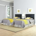 thumbnail image 1 of Home Styles Bedford Ensemble de Chambre 3 Pcs Tête de Lit Simple Noir, 1 of 2