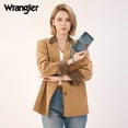 thumbnail image 3 of Wrangler Wallets Women Small Wristlet Wallets, Card Cases & Money Organizers Wallet Bifold with Phone Pocket and Rfid Lining, Jean, 3 of 6