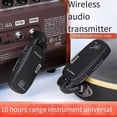 thumbnail image 3 of Wireless Guitar System 2.4 Wireless Guitar Transmitter Receiver Rechargeable for Electric Guitar Ba, 3 of 5
