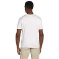thumbnail image 3 of Gildan Softstyle V-Neck T-Shirt, Men's Short Sleeve V Neck Tee Classic White, Sizes S-3XL, 3 of 5
