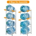 thumbnail image 6 of Auledio Water Cooler Rack 4 Layers Heavy Duty Water Bottle Holder-Silver, 6 of 7