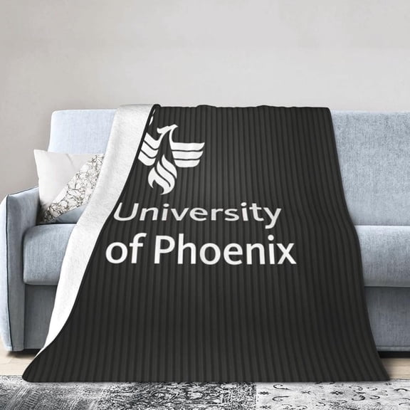 University of- Phoenix Fleece Blanket, Very Soft Microfiber Flannel Blanket for Couch Warm and Cozy for All Seasons