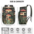 thumbnail image 3 of Insulated Lunch Box Cooler Backpack Mushroom Lunch Backpack Leak Proof Travel Camping Lunch Backpack Office Lunch Storage for Anglers Family Travelers, 3 of 6