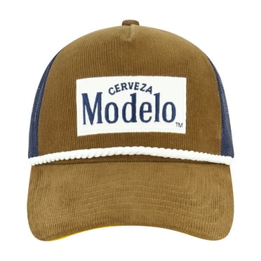 Modelo Trucker Hat, Corduroy Unisex Snapback Baseball Cap, Brown, One Size