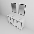thumbnail image 6 of Ziva 60 in W x 22 in D White Double Bath Vanity, Cultured Marble Top and 22 in Mirrors, 6 of 8