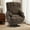 Coffee, variant on MCombo Oversized Power Lift Recliner Chair, 27.2'' Extra-Wide Seat, Fabric(Small-Wide, Dark Grey)