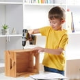 thumbnail image 2 of Stanley Jr. 3 Pack Kids Toy Power Tool Set with Drill, Circular Saw and Jigsaw Fun Pretend Play Tools for Young Builders Ages 3+ Batteries Included, 2 of 6