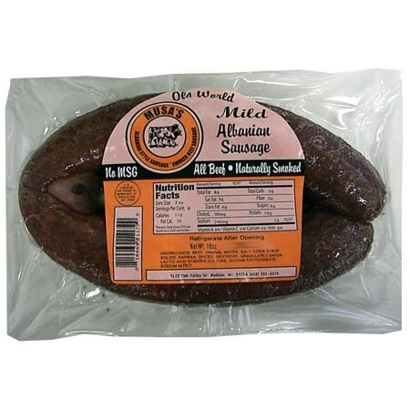 Italian Mild Sausage - Albanian Style MILD Sausage (Musas) 16 oz (1lb)