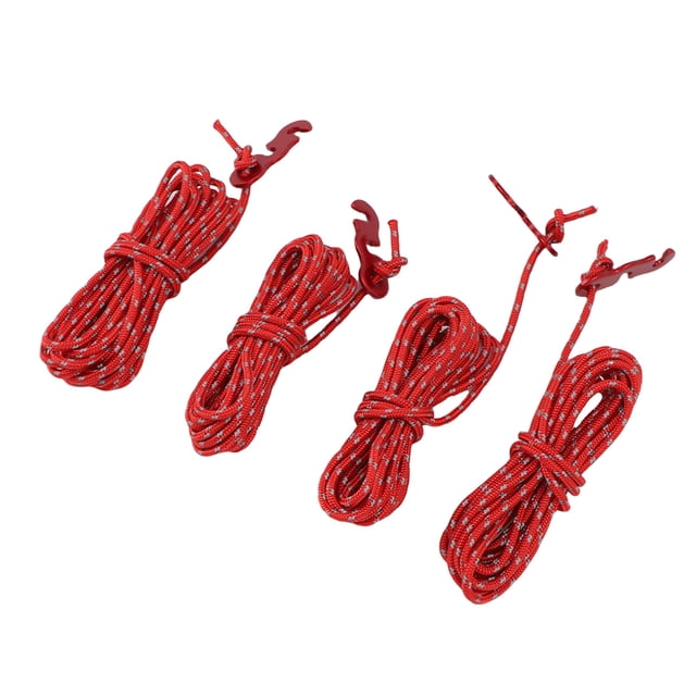 4 Piezas De Cuerda Reflectante, Cable De Campamento Ajustable, Carpas Y Toldos Kit De Accesorios Para Actividades Al Aire