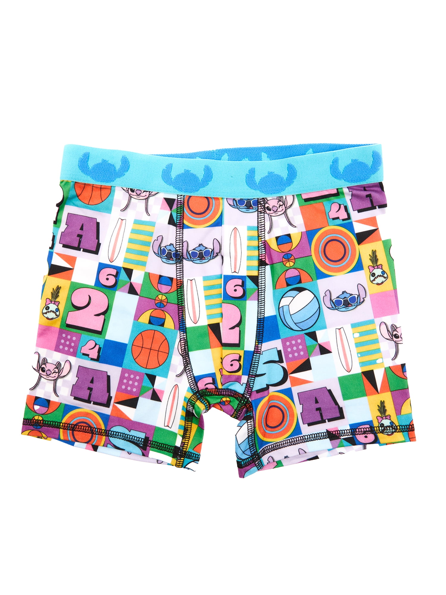 Lilo & Stitch Boys Boxer Brief Underwear, 4-Pack, Sizes XS-XL