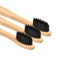 thumbnail image 2 of Set of 10pcs Bamboo Toothbrushes (5pcs in black, 5pcs in white), 2 of 5